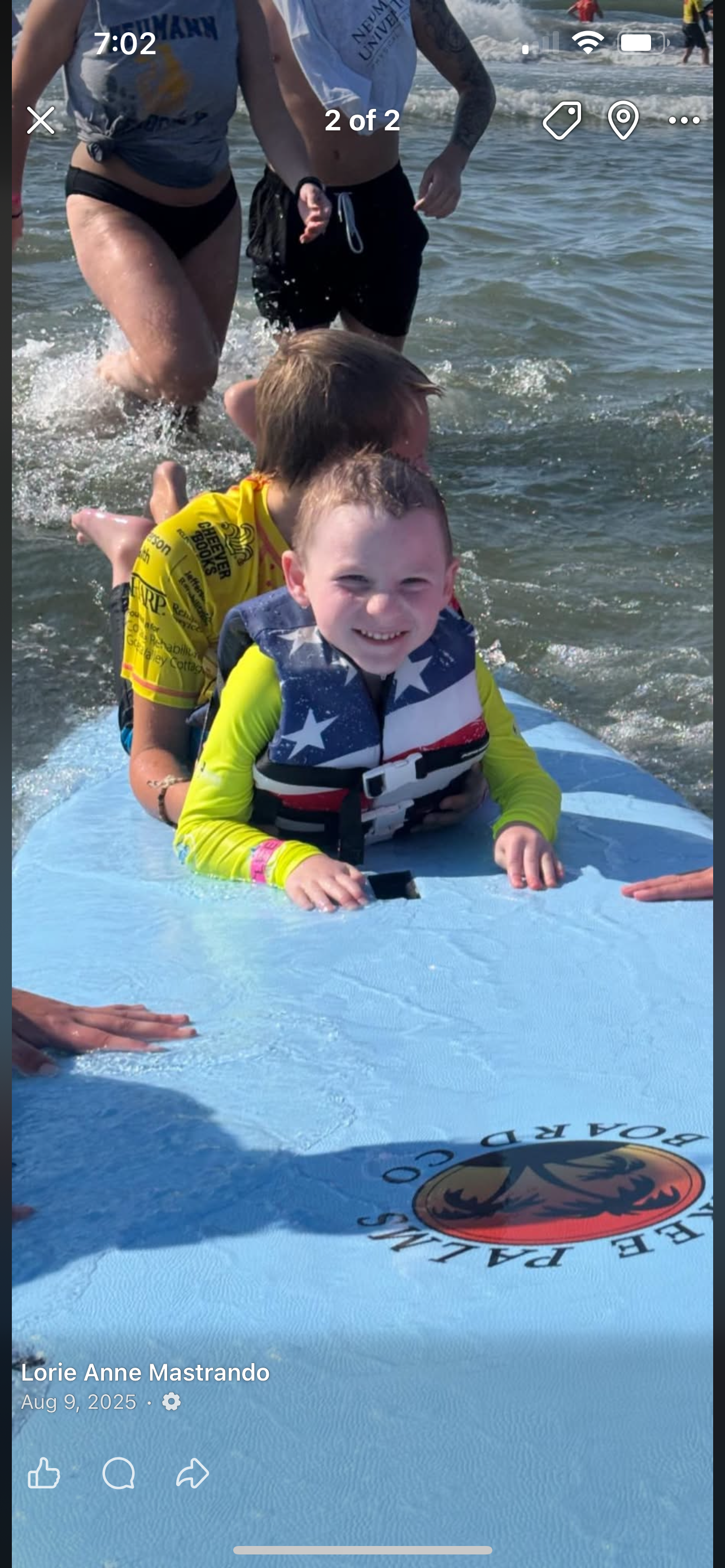 Joey Wildwood Surfing Angelman 