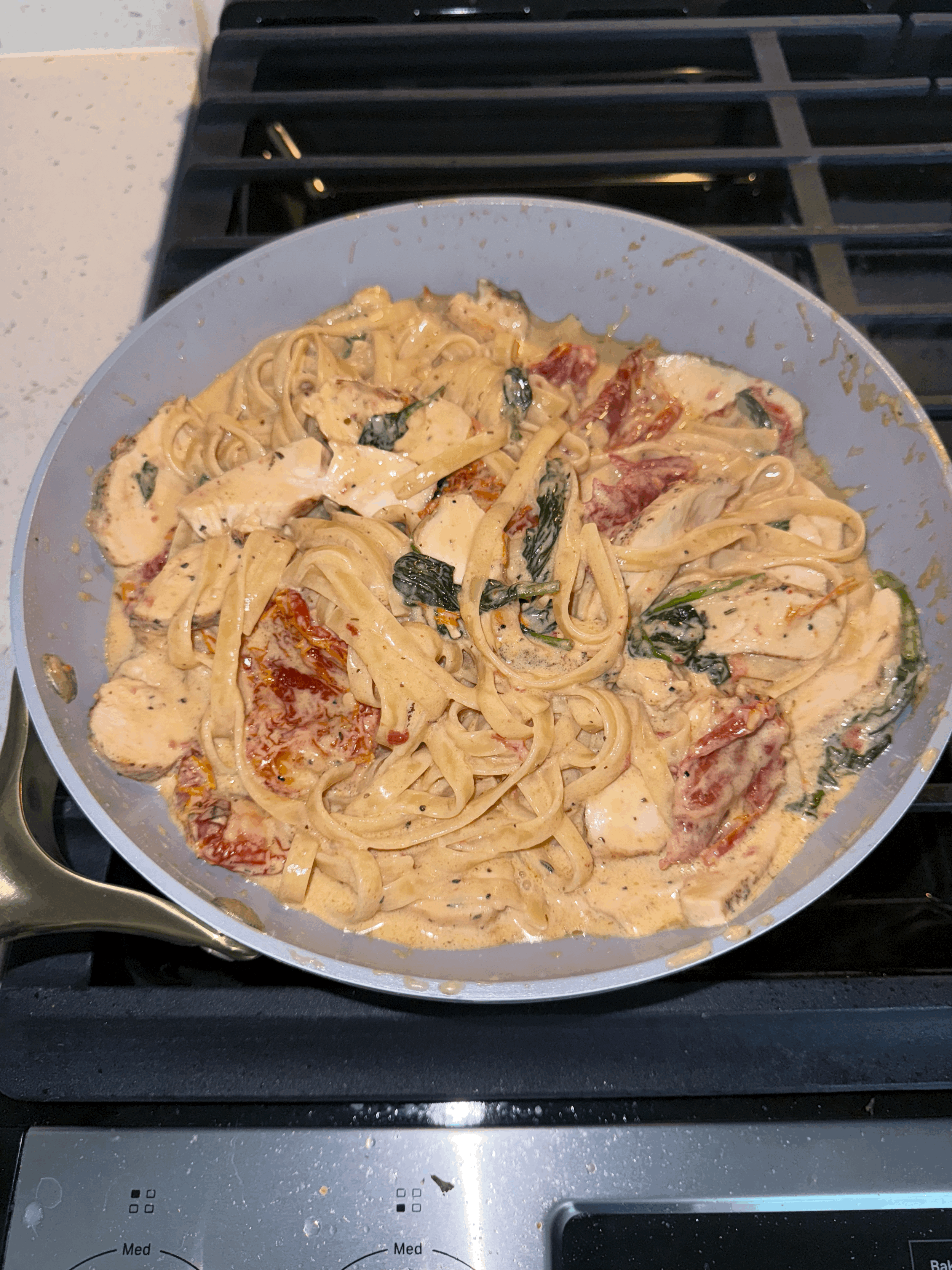 Creamy Tuscan Chicken Pasta | The Hastings Table