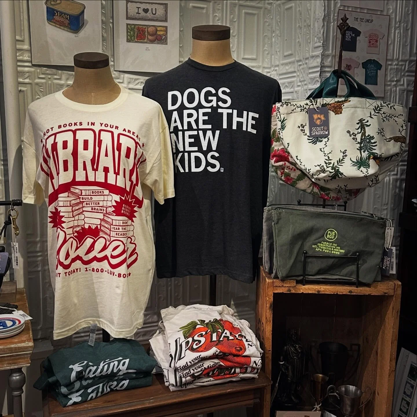 A little refresh in the shop.

New tees, small gifts, and a few things that make people stop and smile.

Take a closer look &mdash; you might find your new favorite.

#scoutandsparrow 
#ShopLocalLI
#NorthShoreLI
#longislandshops 
#GiftShopFinds