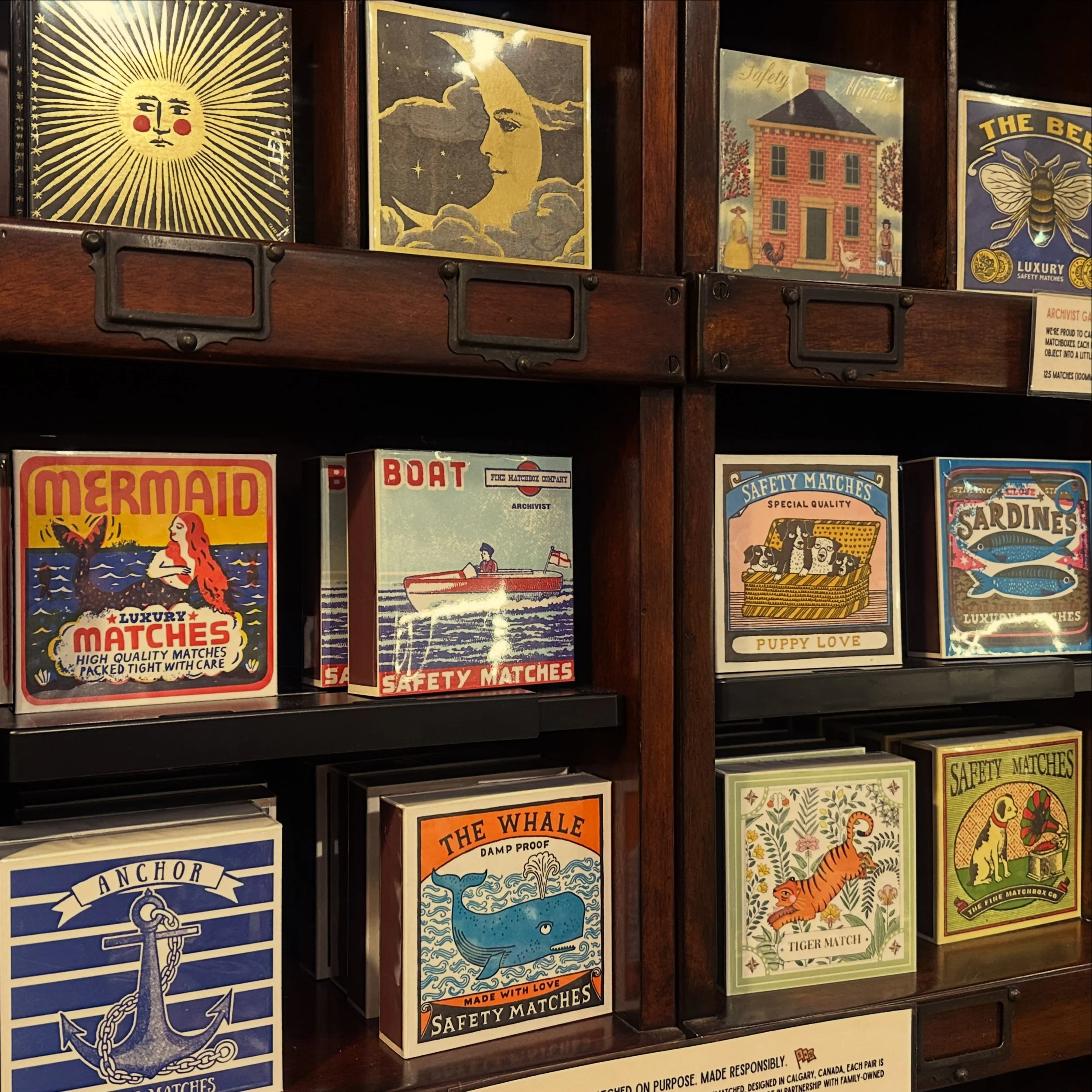 Consider this your sign to light the good candles. 🔥🍂

Fall candle season is officially here, and our matchbox wall is fully stocked with Archivist Gallery favorites&mdash;from the charming and colorful to the wonderfully unexpected.

Because if yo