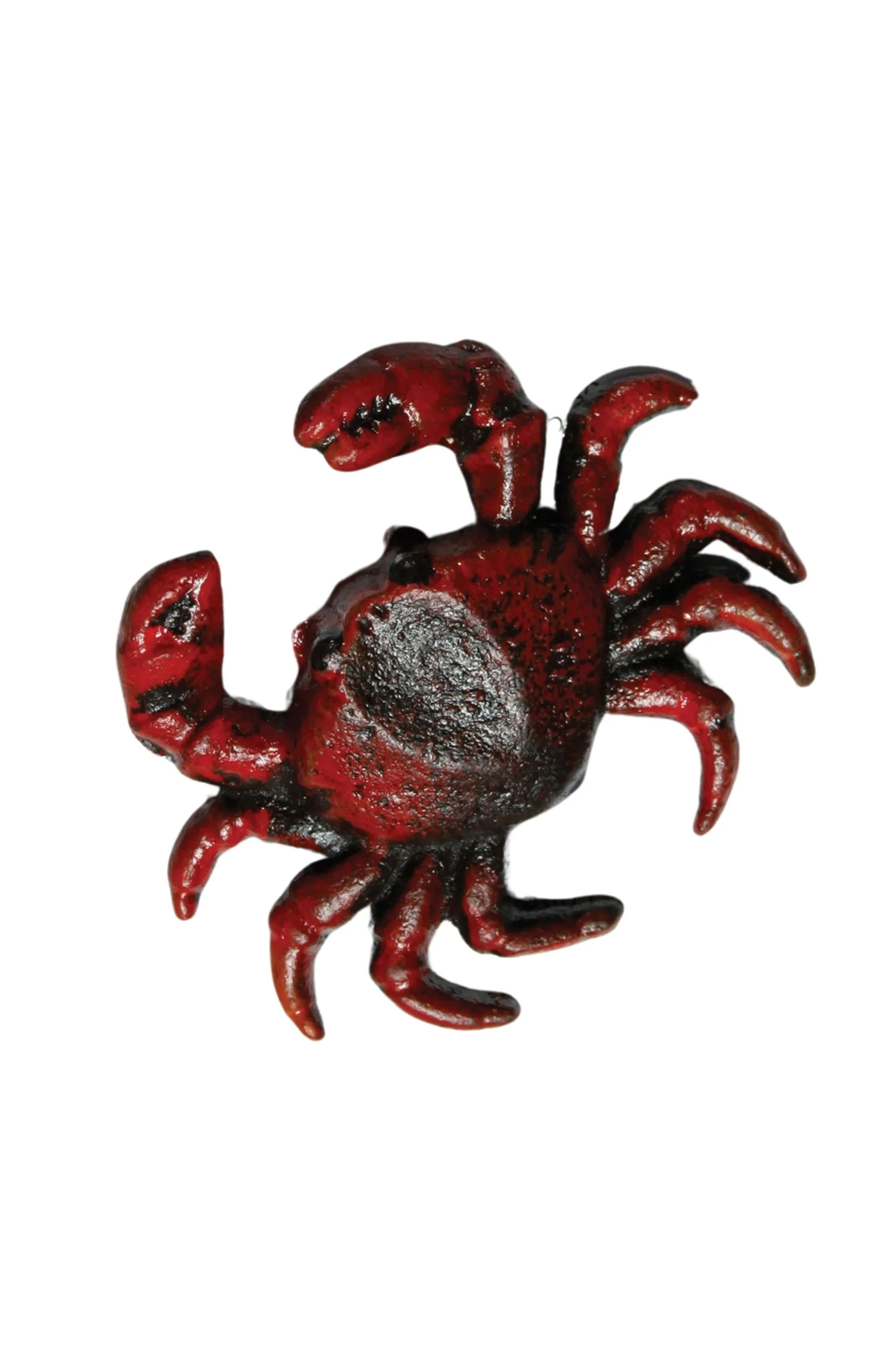 Crab shaped metal bottle opener for coastal kitchen