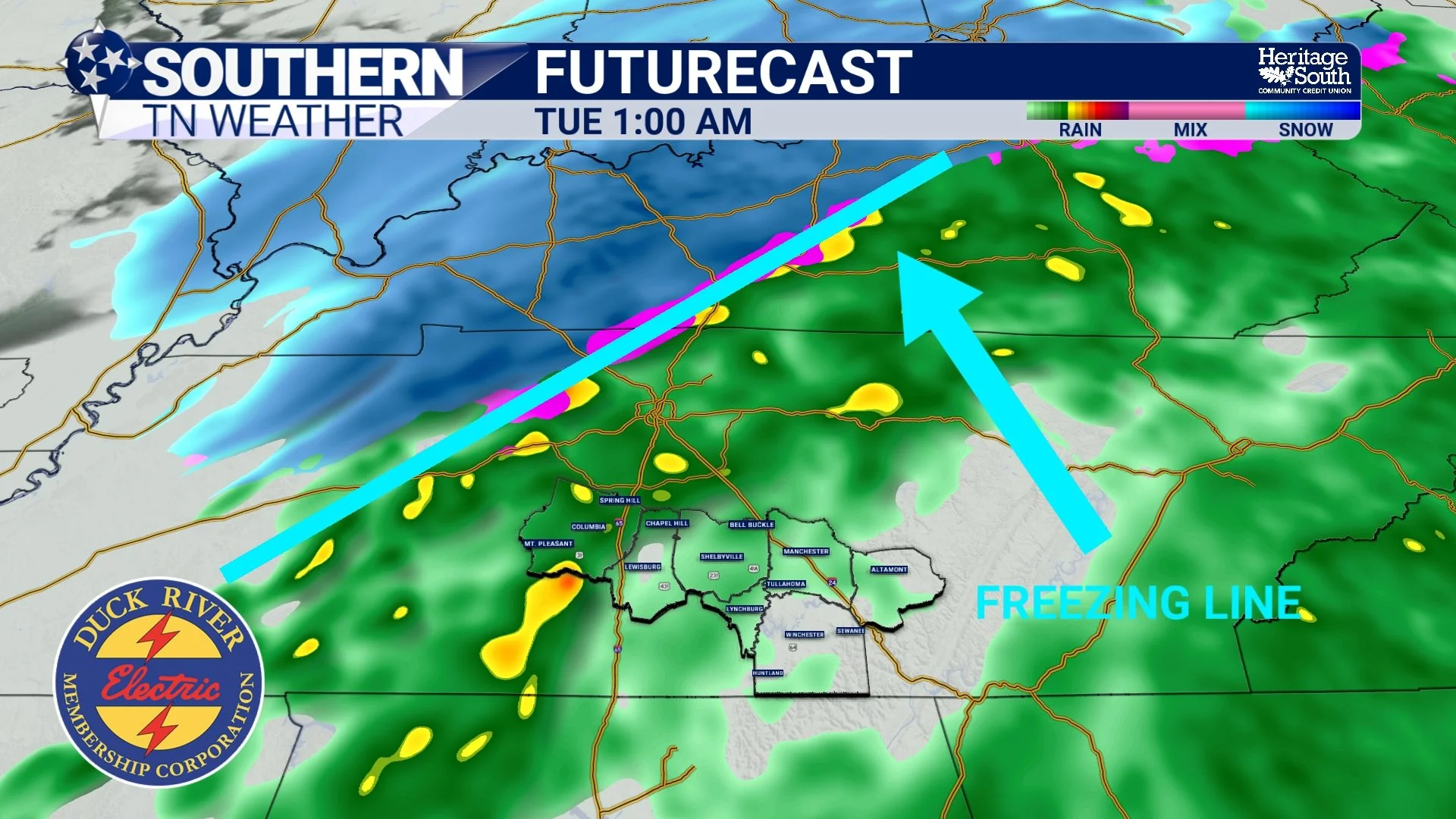 Quick-Hitting, Cold Rain Tonight