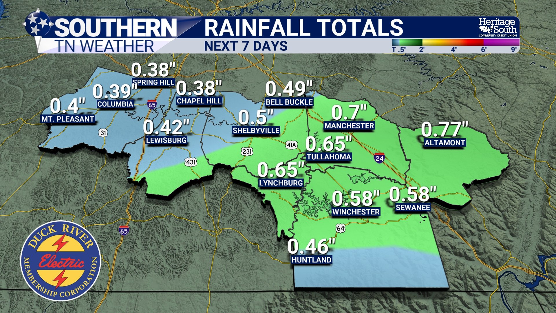 Midweek Rain Returns, But an Overall Mild Week Is in Store