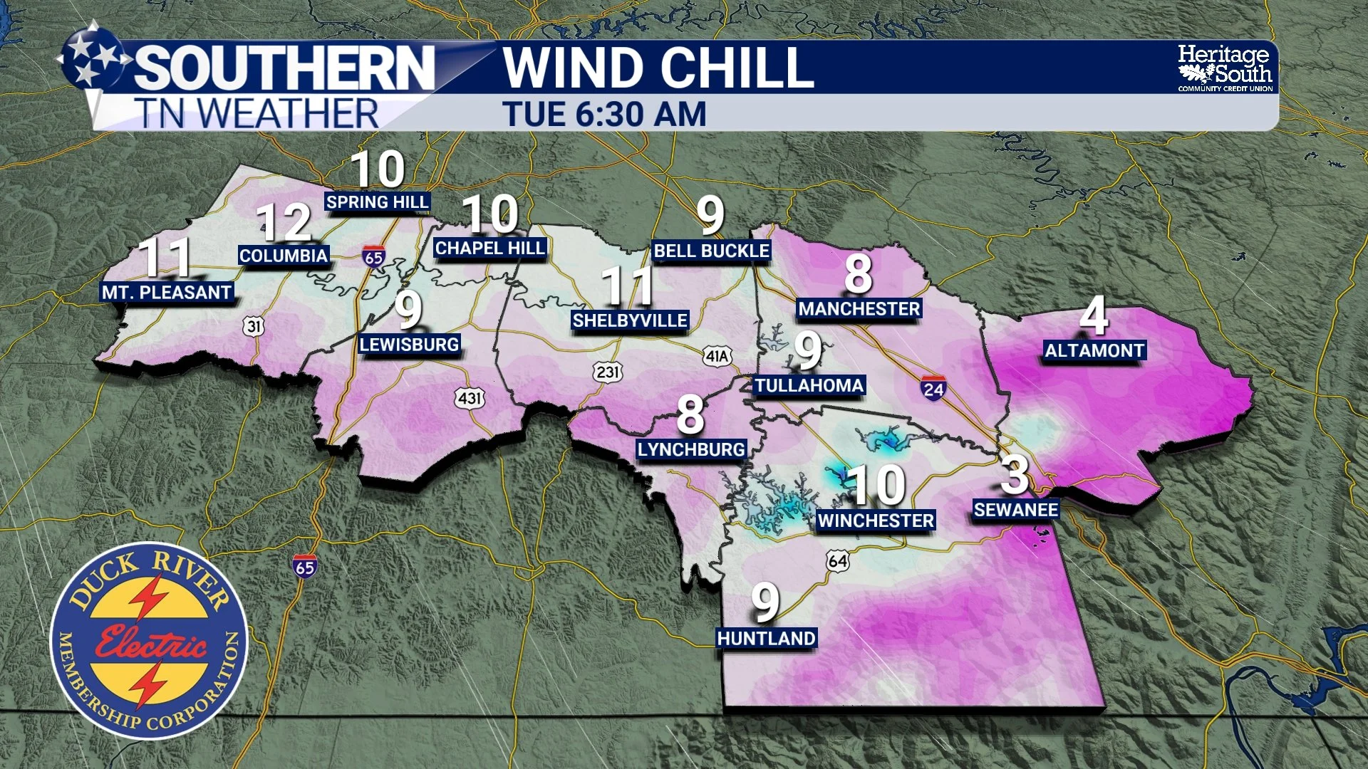 Cold and Breezy Now, Milder Days Ahead for the New Year