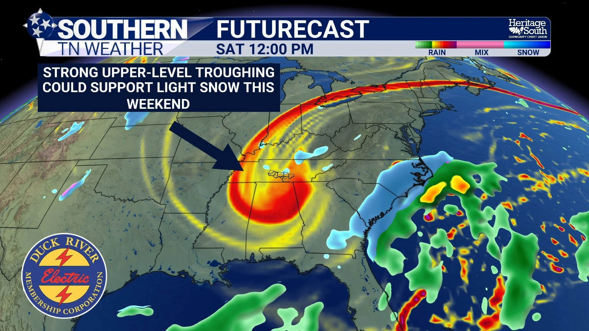 Prolonged Cold Pattern Continues Across Southern Middle Tennessee