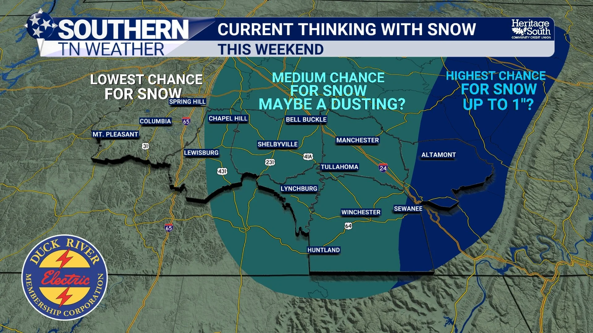 Bitter Cold and Passing Flurries: What’s Next for Southern Middle Tennessee