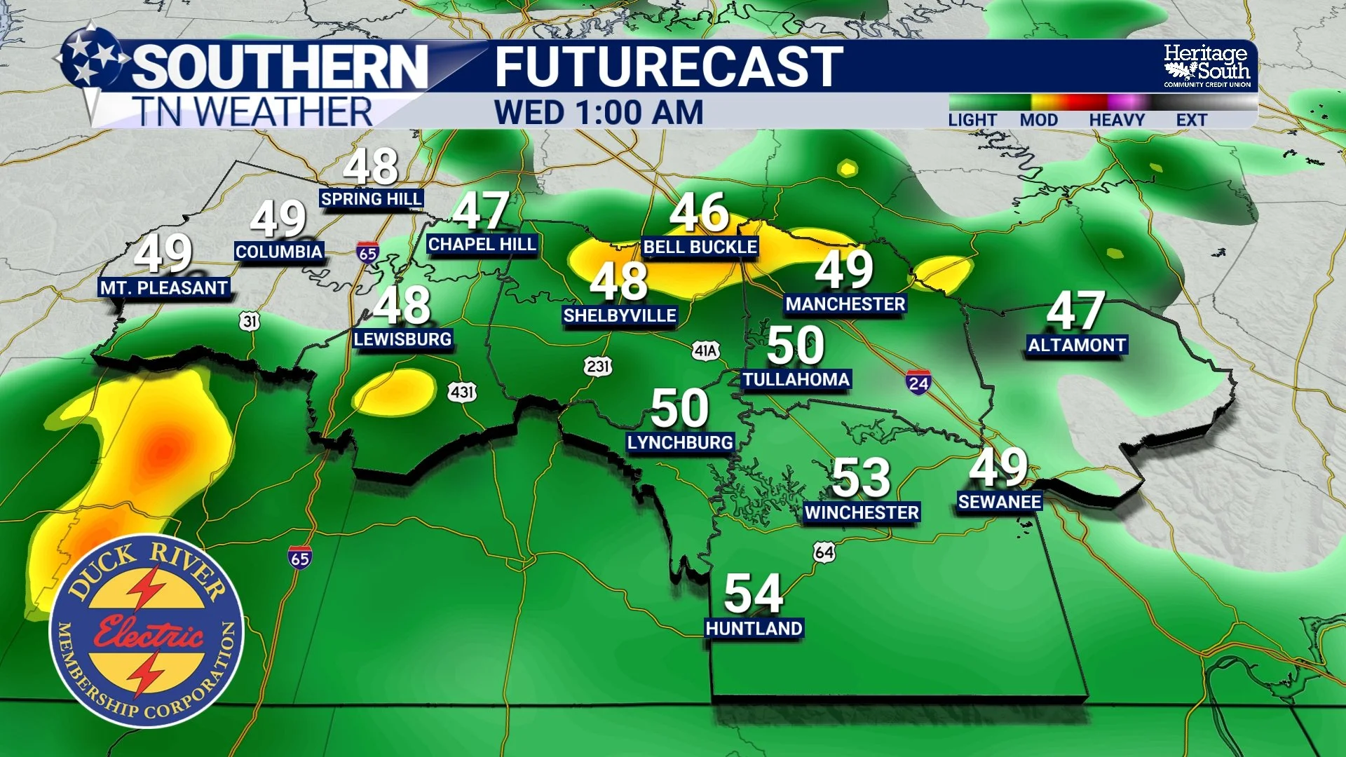 Springlike Warmth Peaks Before Rain Returns