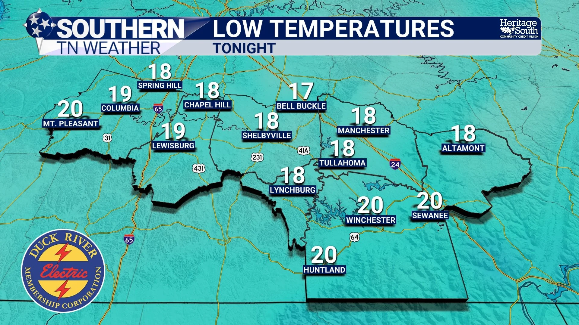 Cold Tonight, Warmer Tomorrow, Rain Returns Midweek