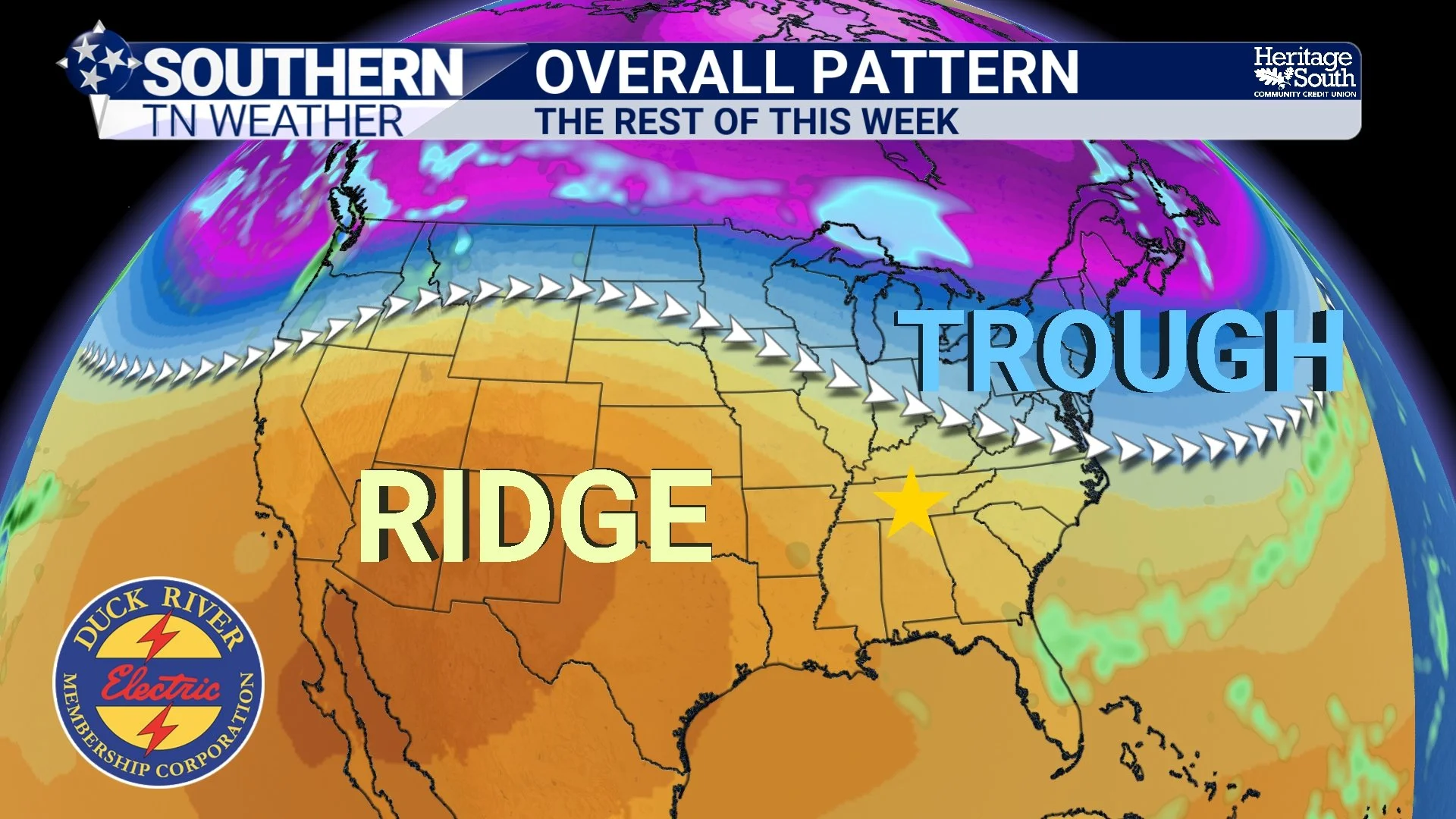 Peak Spring Heat Tomorrow… Then a Quick Pattern Reset