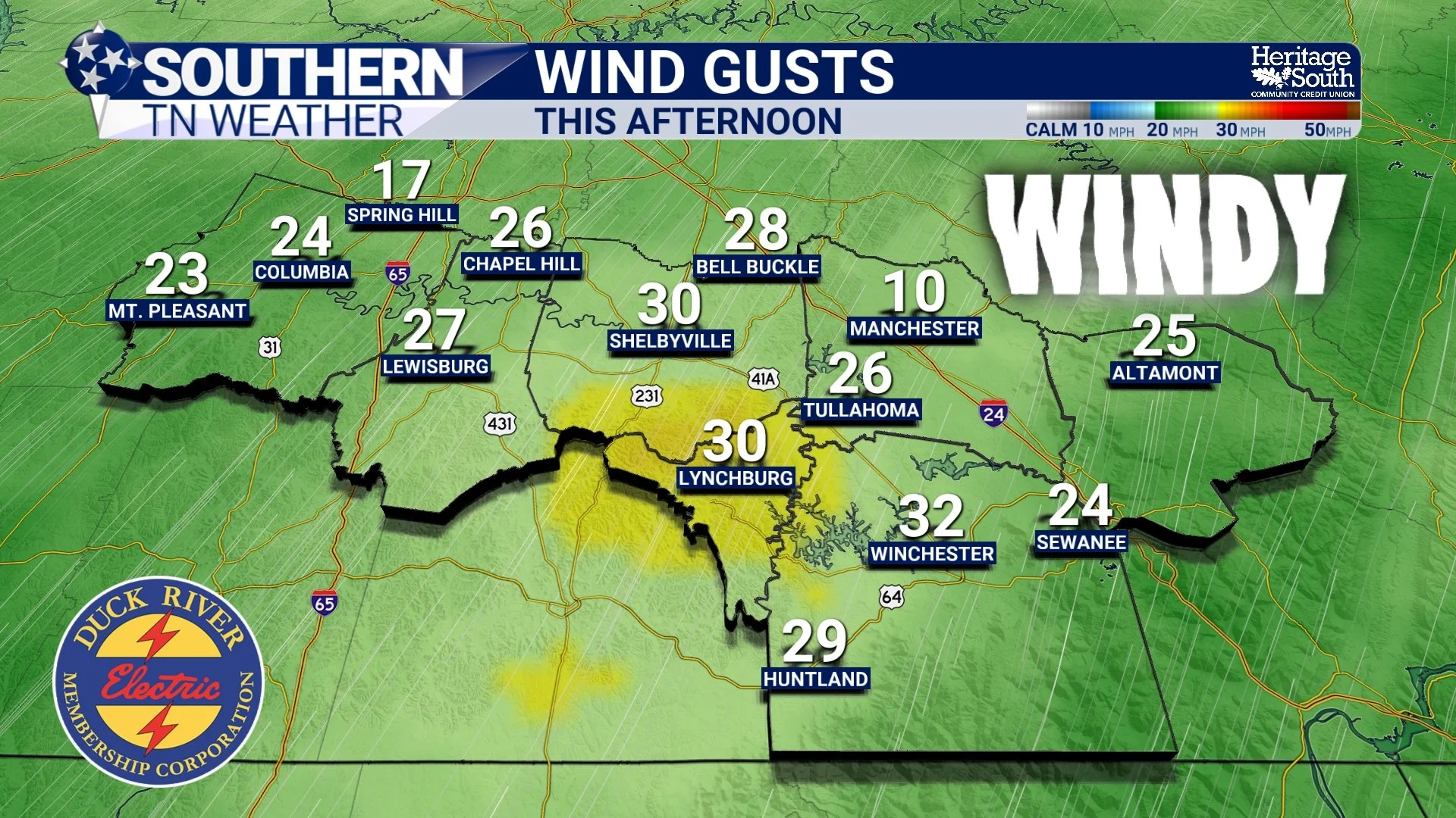 Windy today - Rain Chances Return Tomorrow… Here’s What to Expect