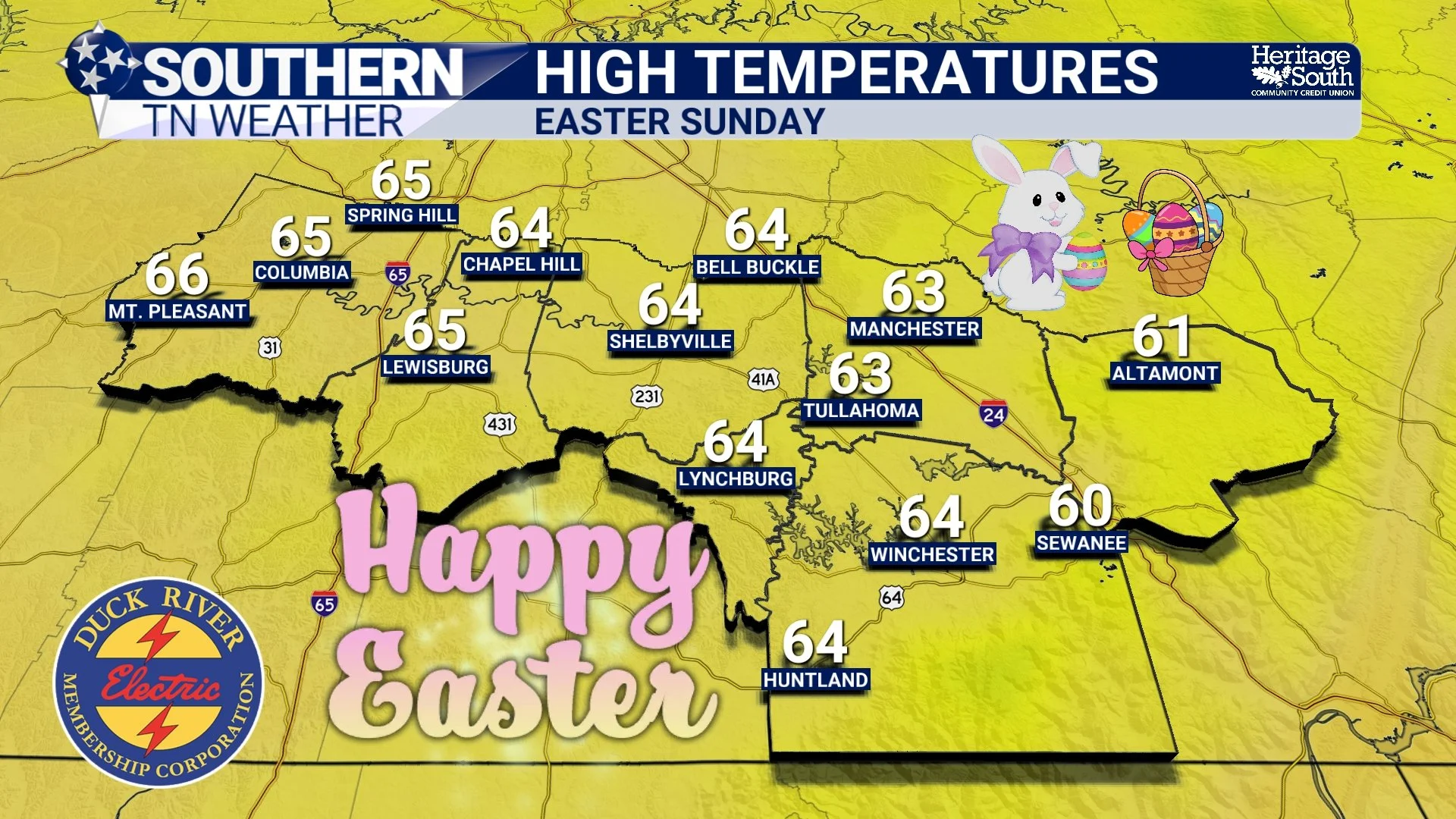 Easter Weekend Forecast: Rain Moves In… Then A Spring Cooldown