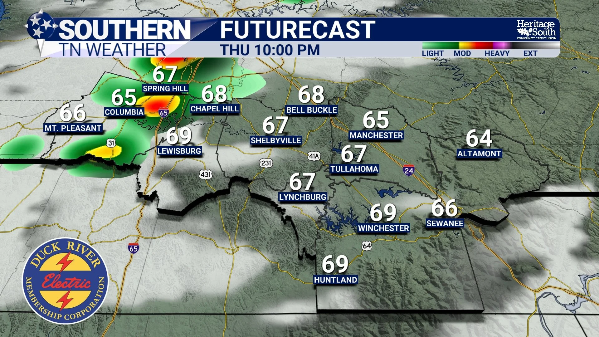 Showers and Storms Return Tonight… But Don’t Expect Much