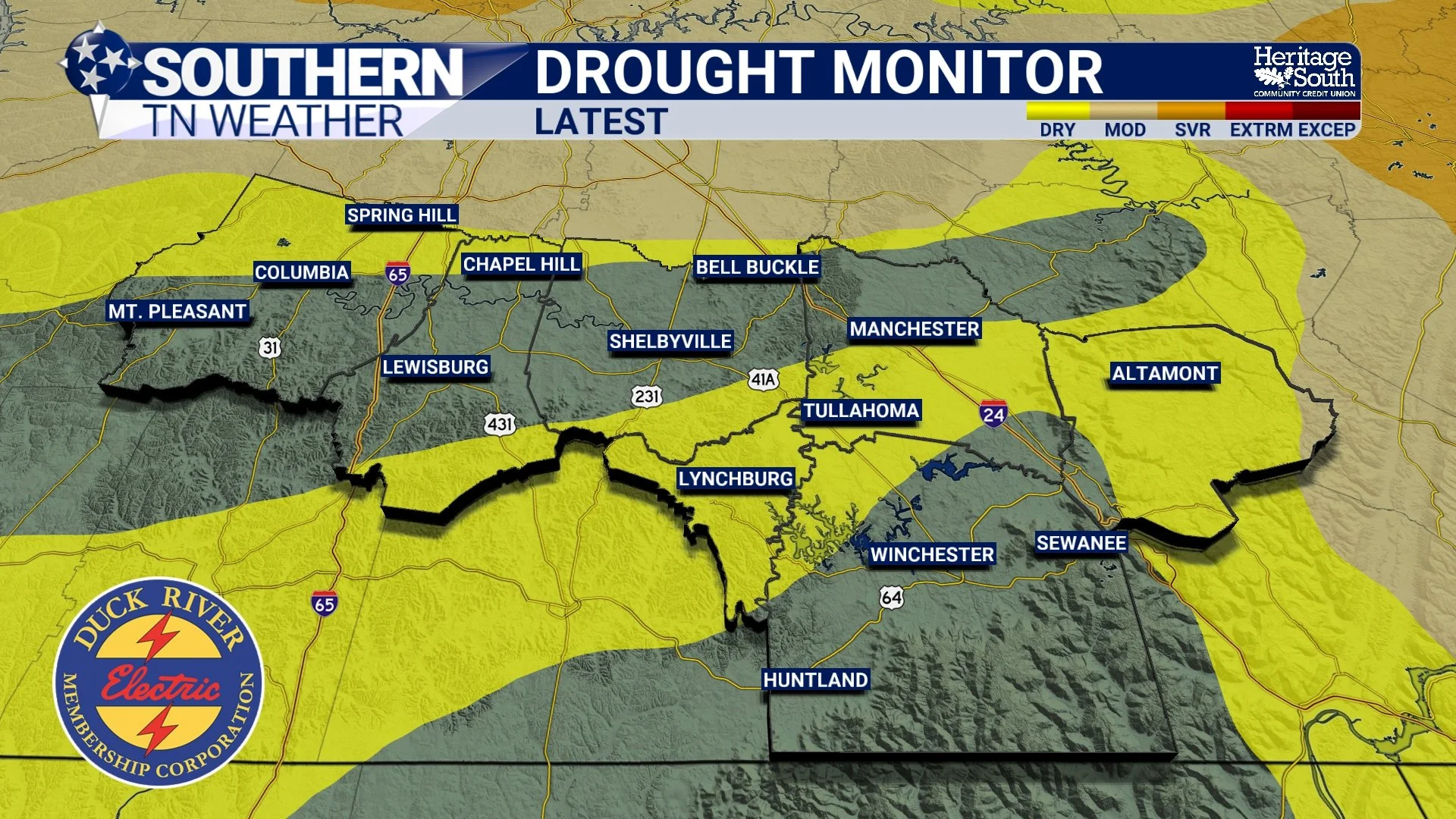 Drought Improving, But Heat &amp; Storms Continue Into The Holiday Weekend