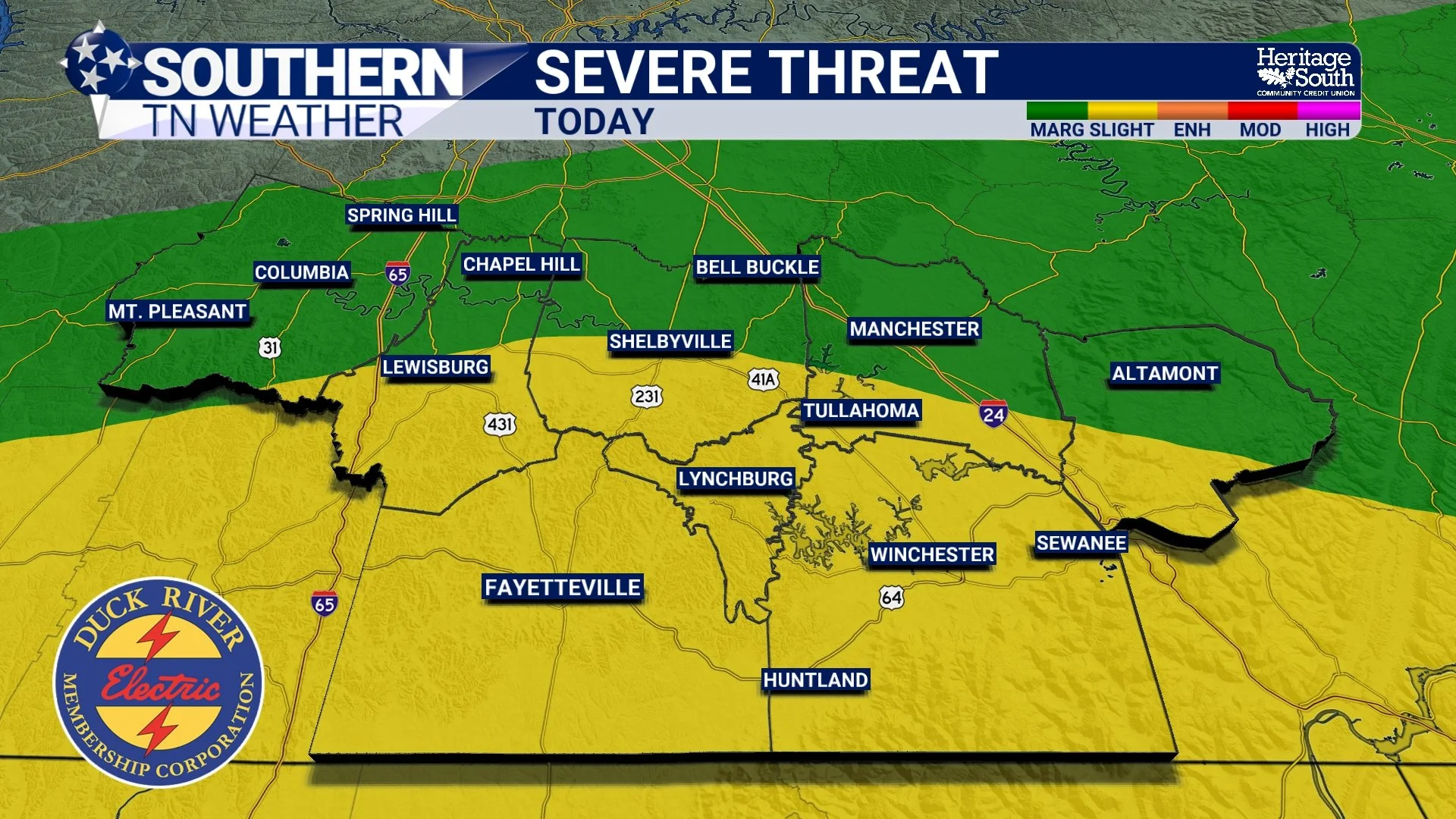 Storms possible this evening: latest details here