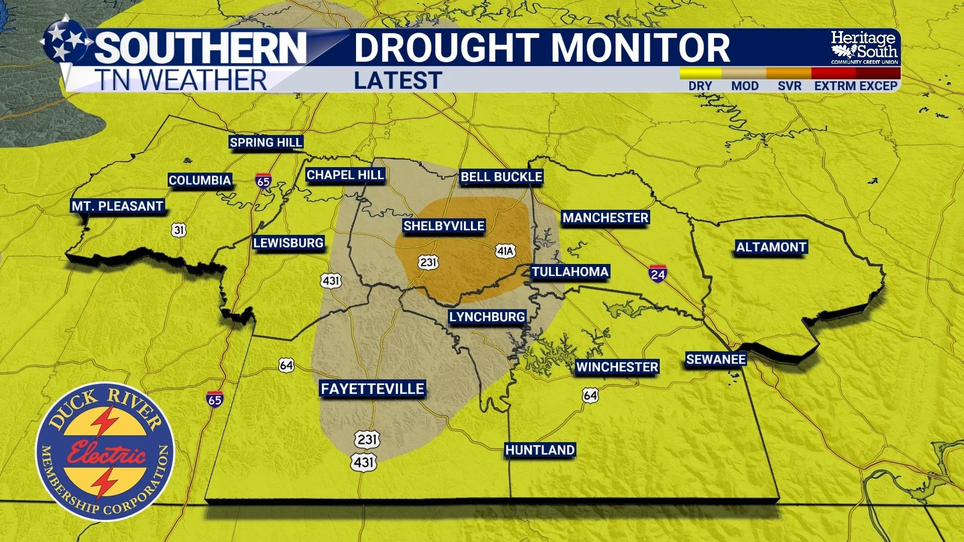 Drought Update: Severe Drought Enters Bedford County