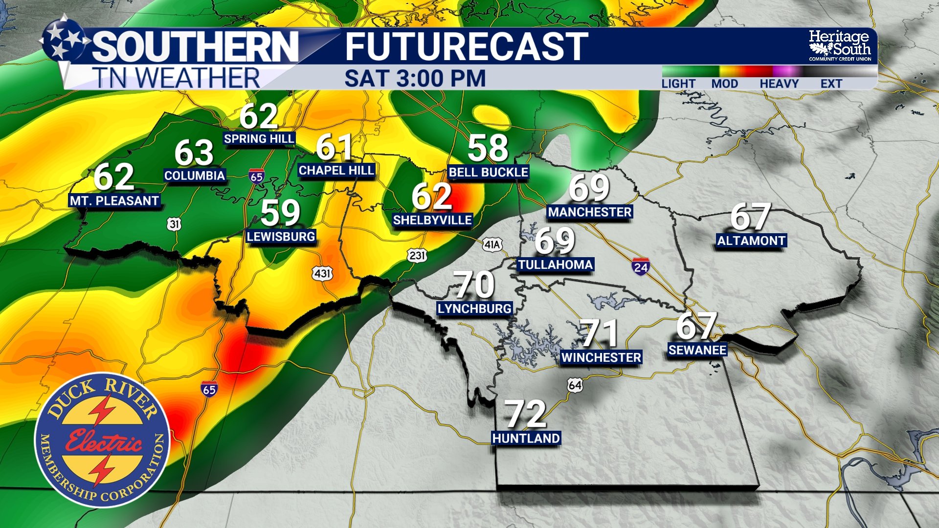 Record Warmth Continues, Weekend Storms on the Horizon — Southern ...