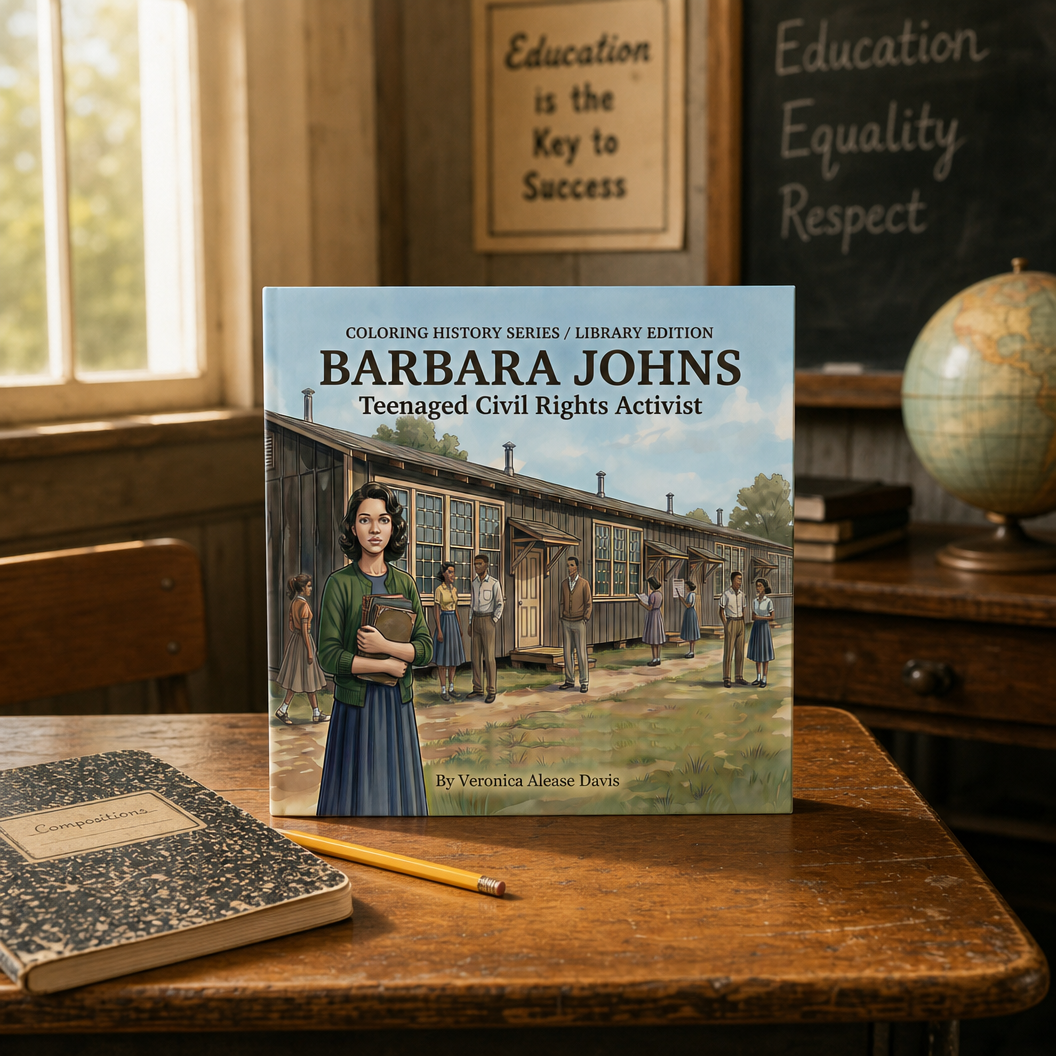 Barbara Johns book classroom setting.