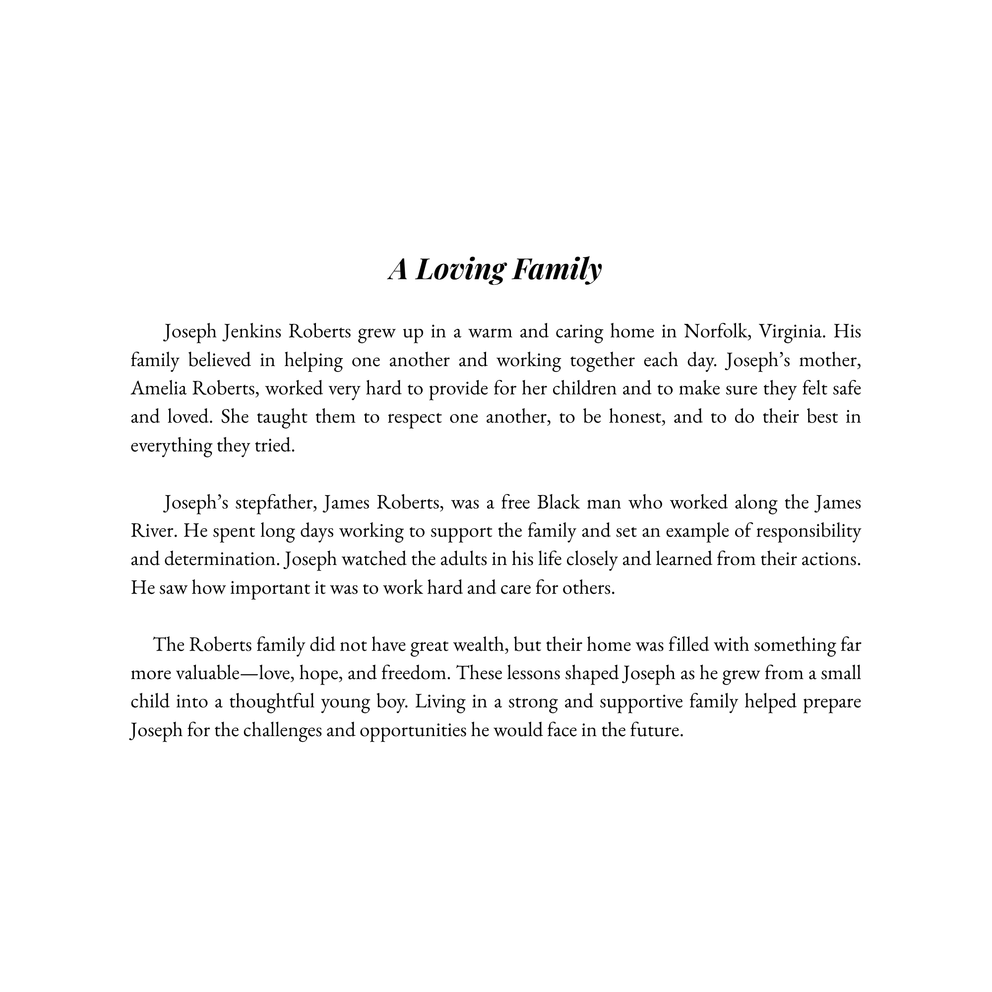 Interior page featuring accessible historical text and illustrations designed to support student reading success.