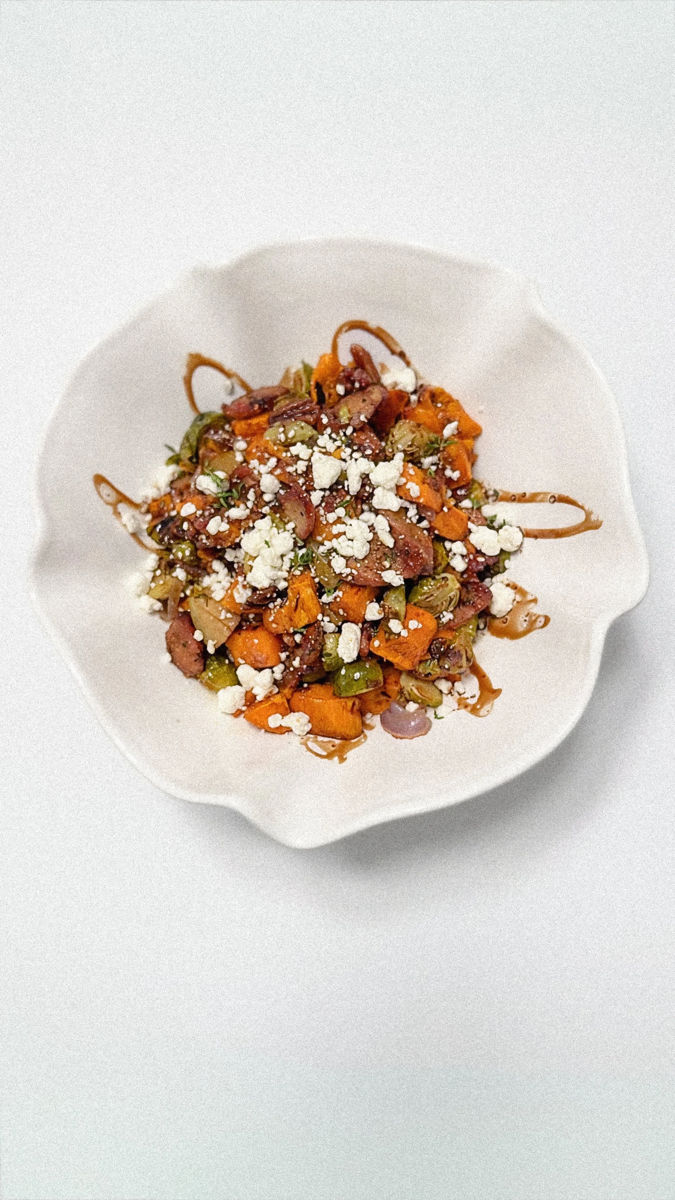 Zesty Harvest Veggie, Pear, &amp; Sausage Bake