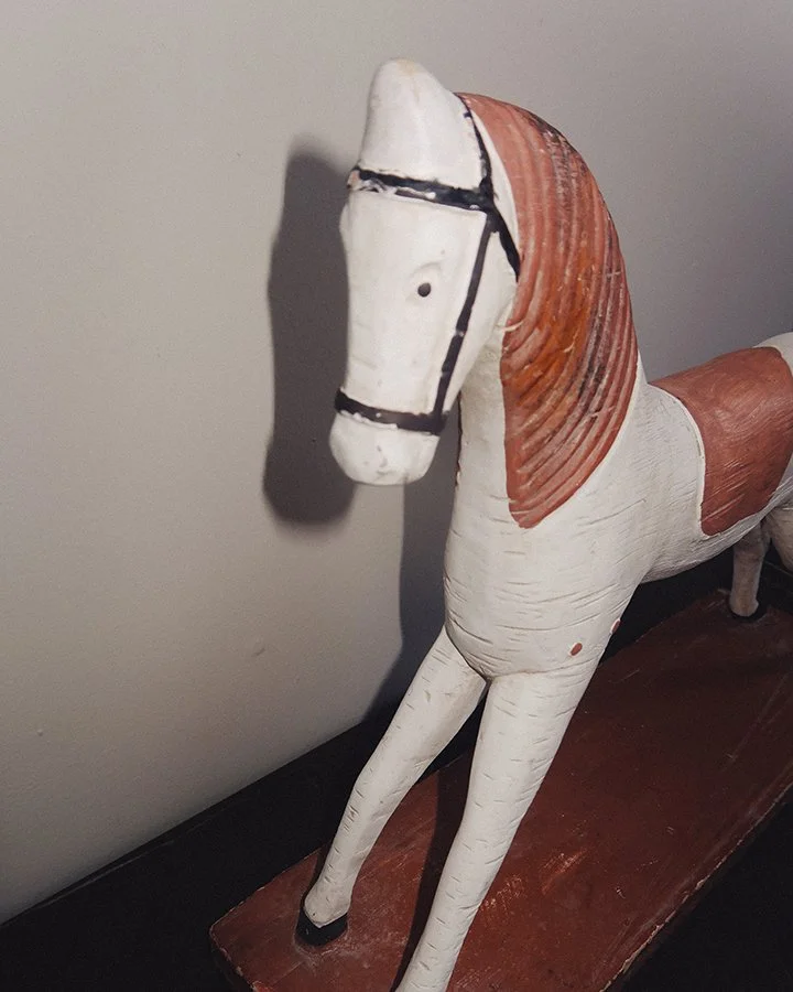 The Garage | Hand Carved Folk Art Wooden Horse Sculpture 4.jpg