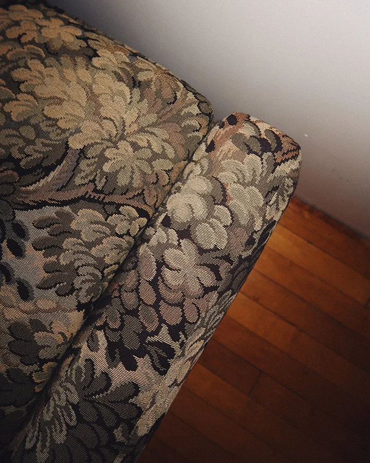 The Garage | Vintage Parsons Style Upholstered Ottoman 7.jpg