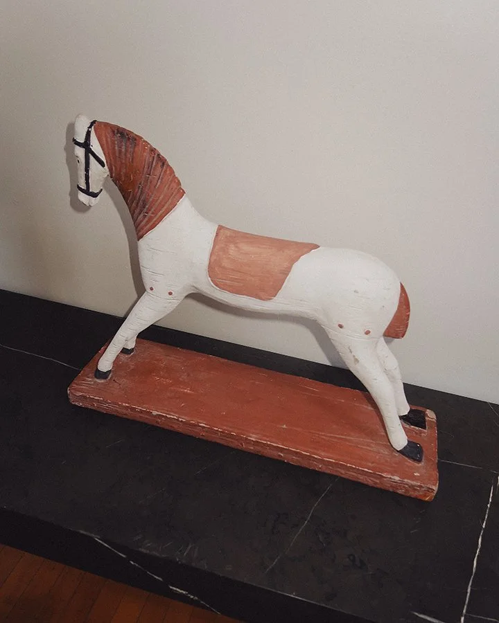The Garage | Hand Carved Folk Art Wooden Horse Sculpture 2.jpg