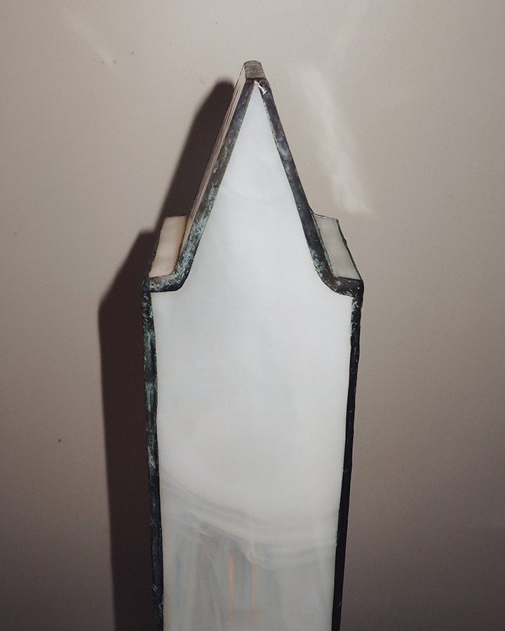 The Garage | Architectural Leaded Glass Obelisk Table Lamp 3.jpg