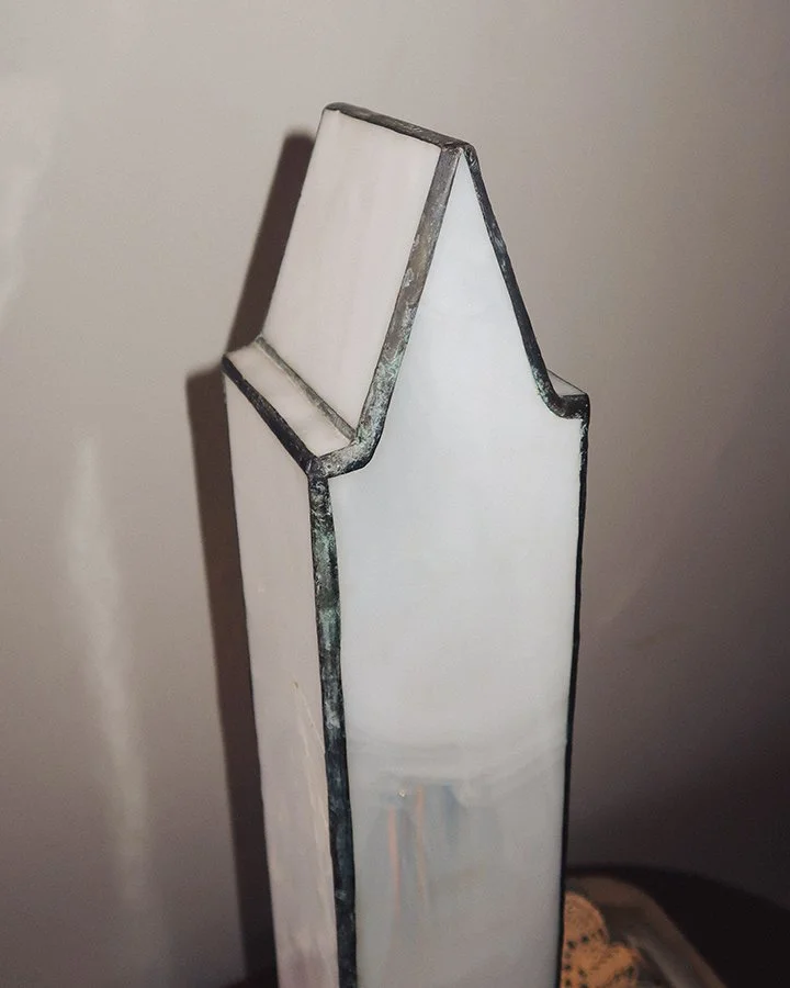 The Garage | Architectural Leaded Glass Obelisk Table Lamp 4.jpg