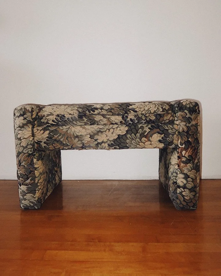 The Garage | Vintage Parsons Style Upholstered Ottoman 5.jpg