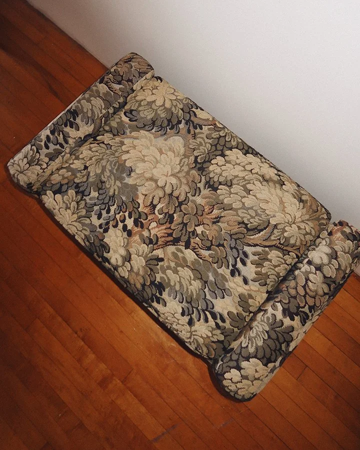 The Garage | Vintage Parsons Style Upholstered Ottoman 8.jpg