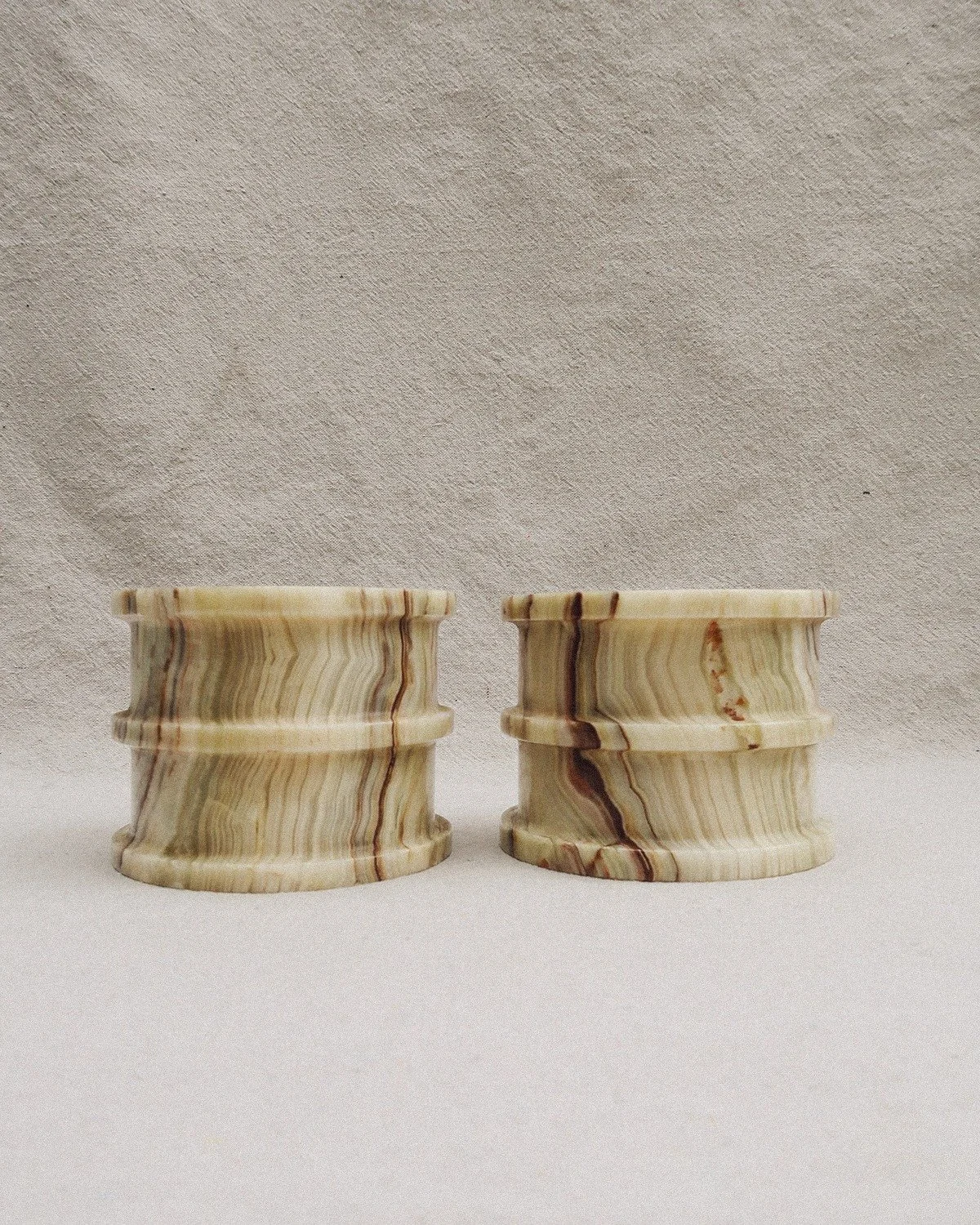 The Garage_greenonyxmarblebookendspairfrontview.jpeg