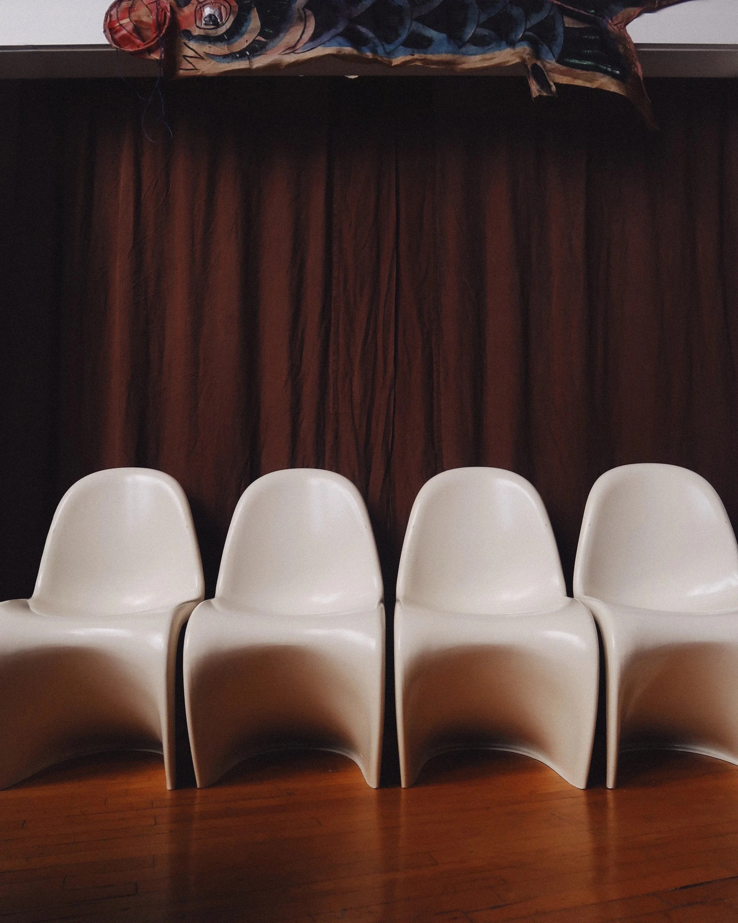 Panton Style Molded Plastic Chairs