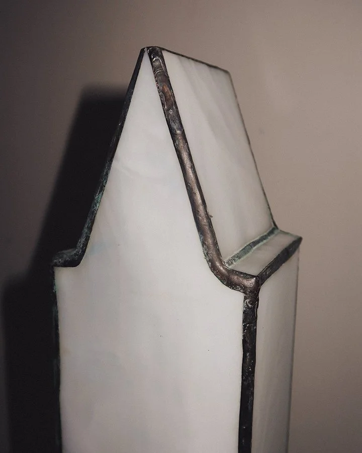 The Garage | Architectural Leaded Glass Obelisk Table Lamp 7.jpg