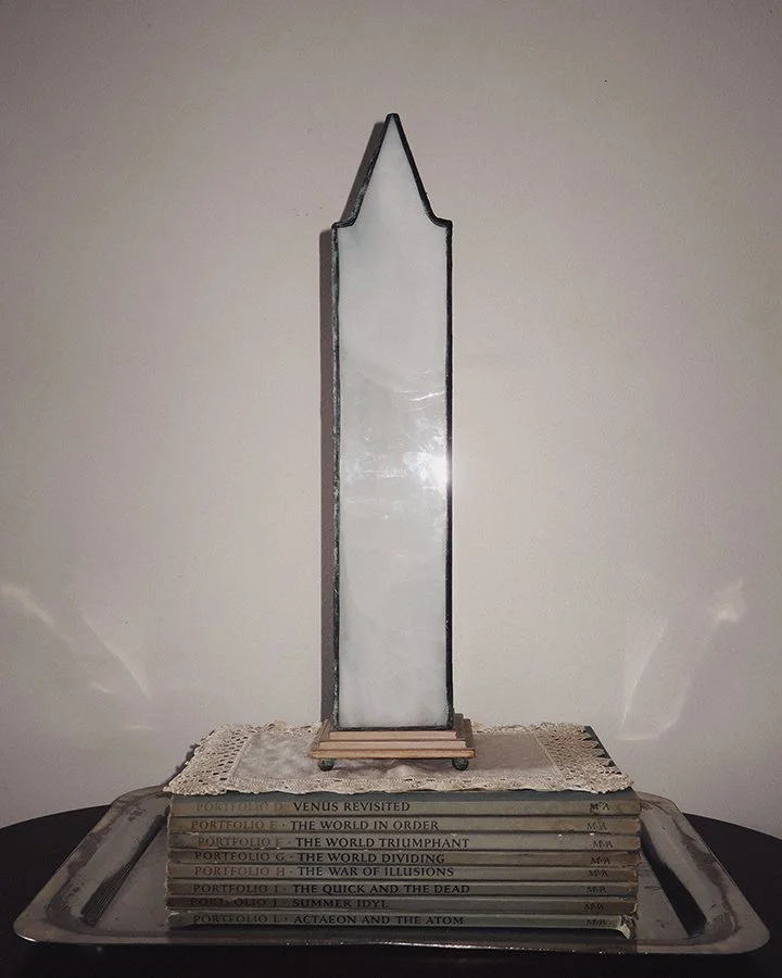 The Garage | Architectural Leaded Glass Obelisk Table Lamp 6.jpg