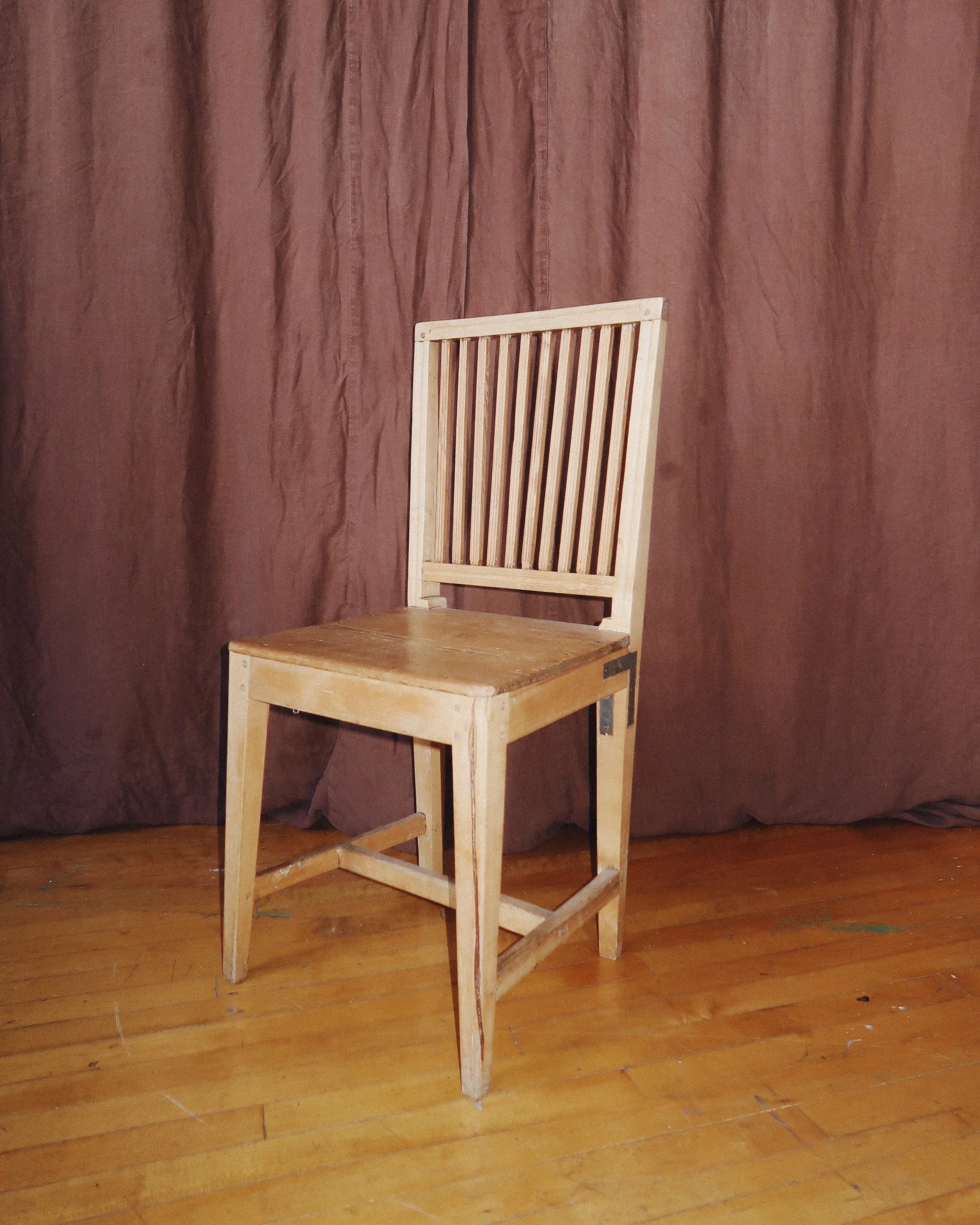 Swedish Allmoge Pine Side Chair, 19th Century