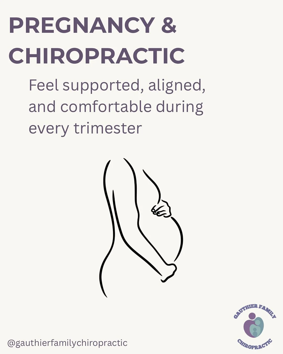 Pregnancy is an exciting journey &mdash; but it can also bring new aches, postural changes, and stress on your body. 

Prenatal chiropractic care can help! 
 ✔ Relieve back, hip, and sciatic pain ✔ Support baby&rsquo;s positioning (Webster Technique)