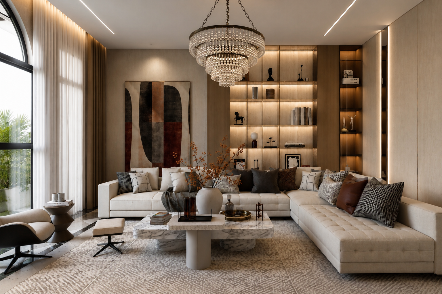 Modern and luxury Living room - Bahrain