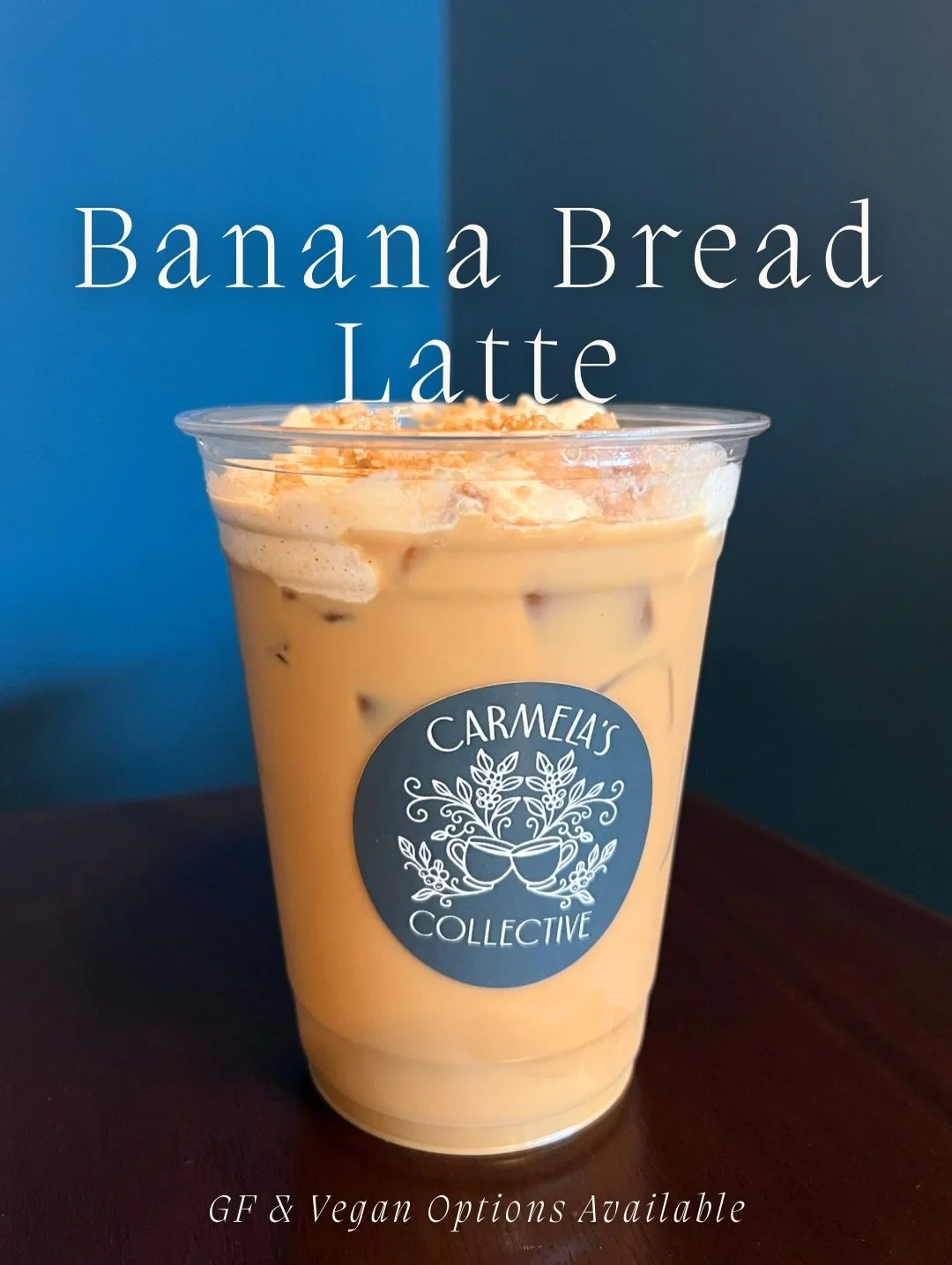 Your May coffee order is calling&hellip;🍌📞
And it just so happens to be our drink of the month.

 Gluten-free + vegan options also available.🤎 

#DrinkOfTheMonth #CarmelasCollective #BananaBreadLatte #BrickNJ