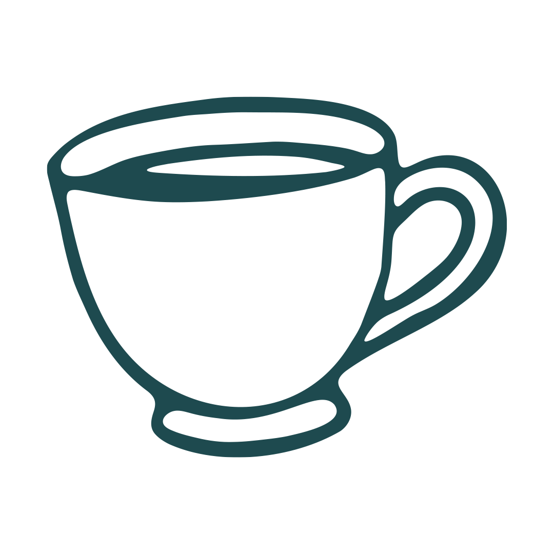 Carmela's Collective cup of coffee vintage icon