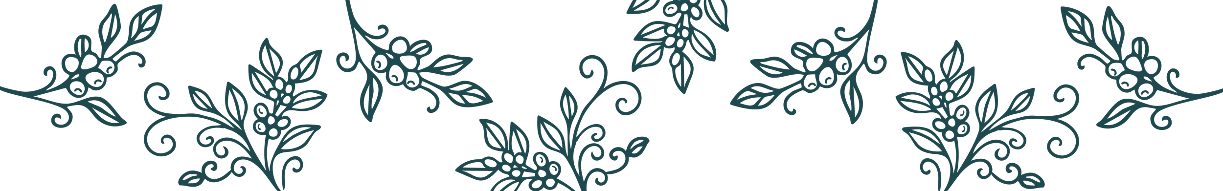 Carmela's Collective Coffee Bean Vine Pattern