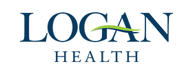 Logan Health logo with the words 'Logan Health' in blue and green.