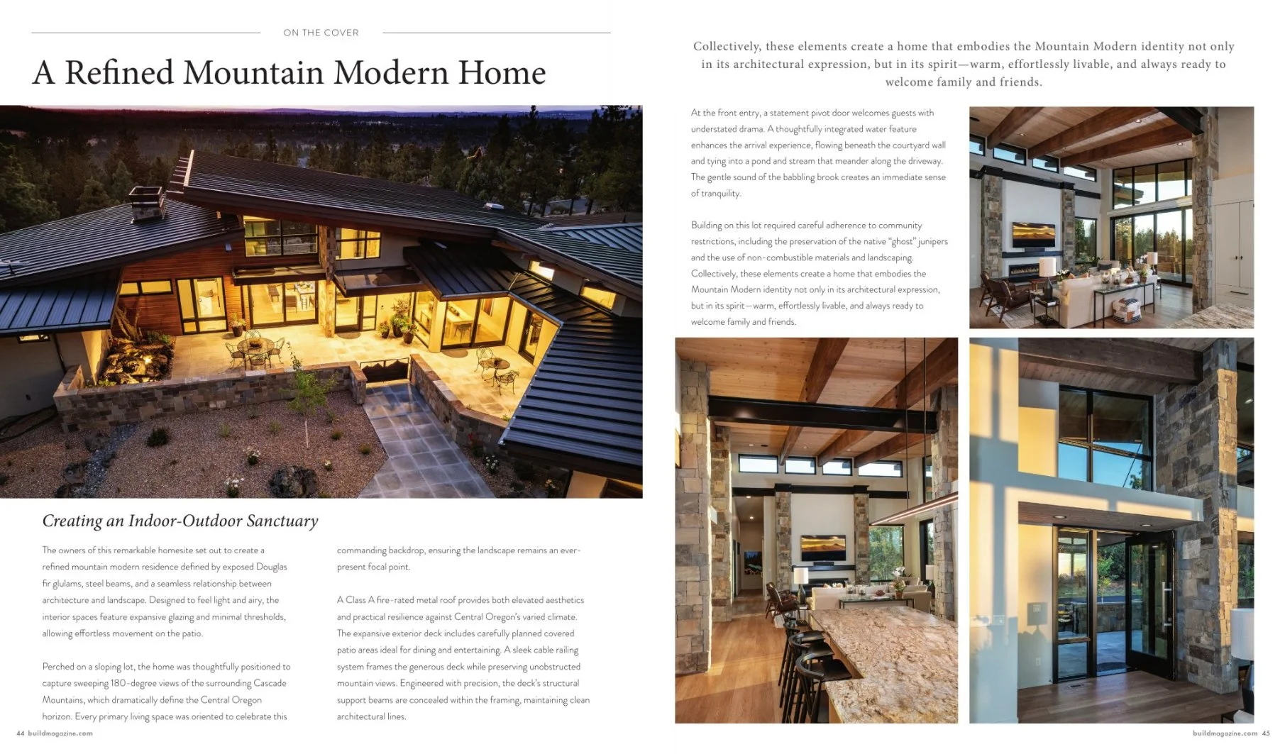 Build Magazine: A Refined Mountain Modern Home
