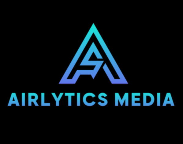 Logo for Airlytics Media featuring a stylized 'A' in blue gradient with the text 'AIRLYTICS MEDIA' below.