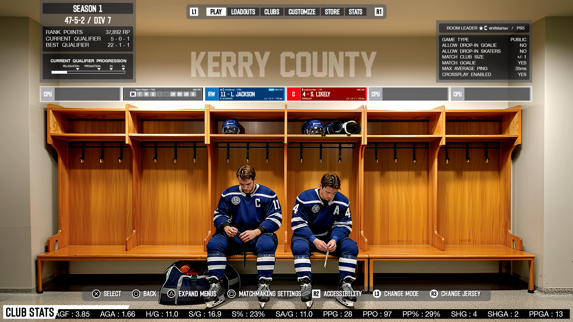 An image of The Locker Room.