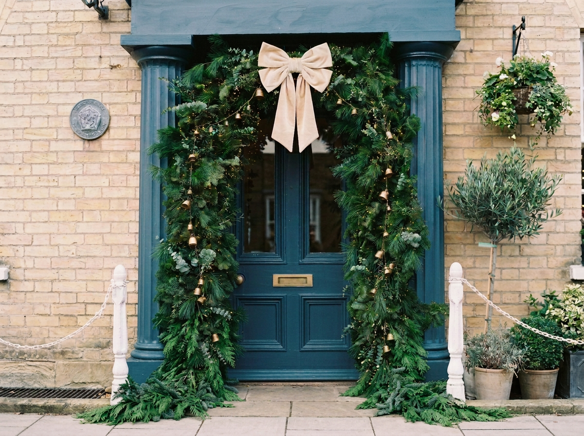 Evergreen Entryway Arch - 1