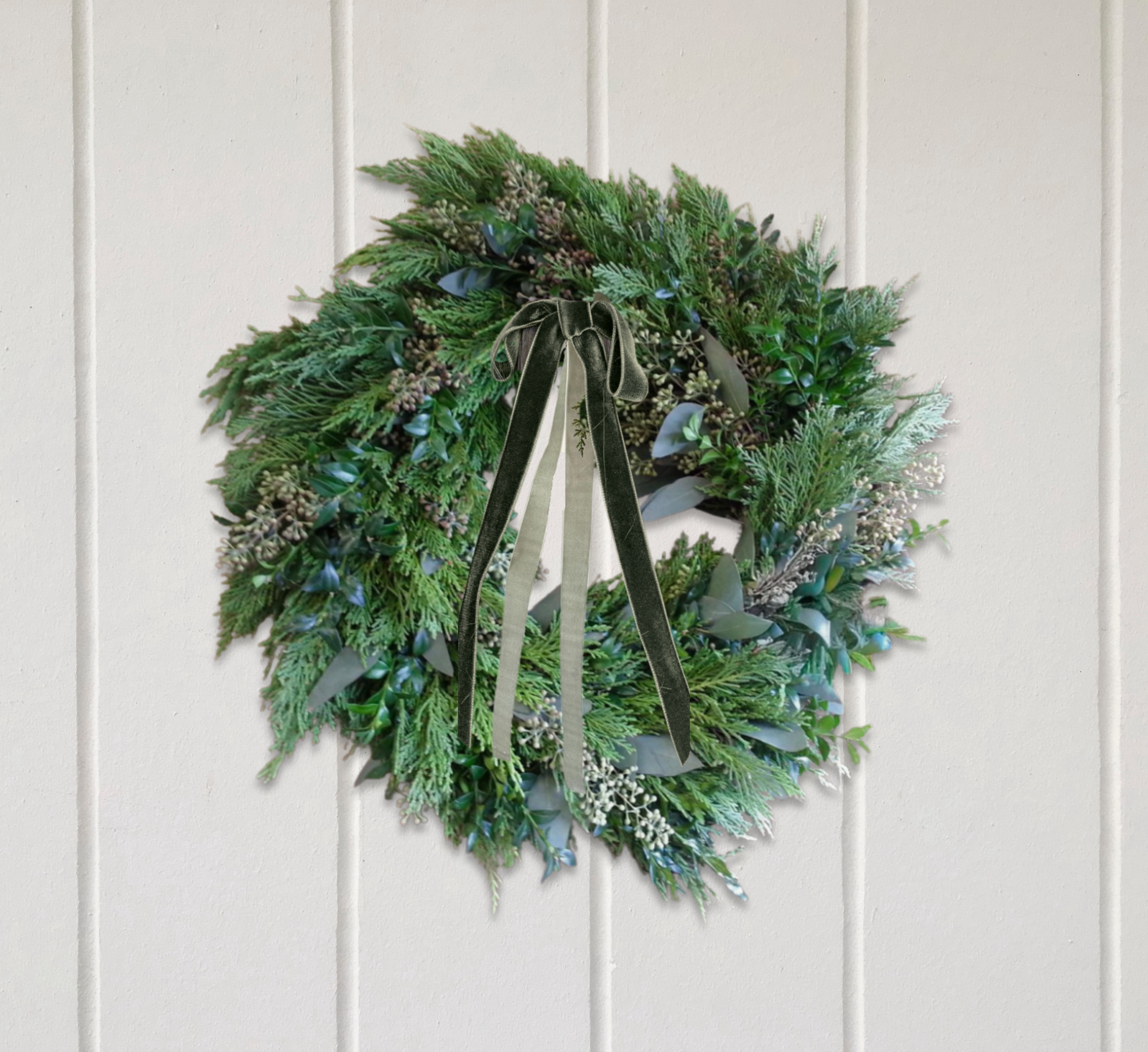 Wreath- Lux Carolina Sapphire Leyland Cypress