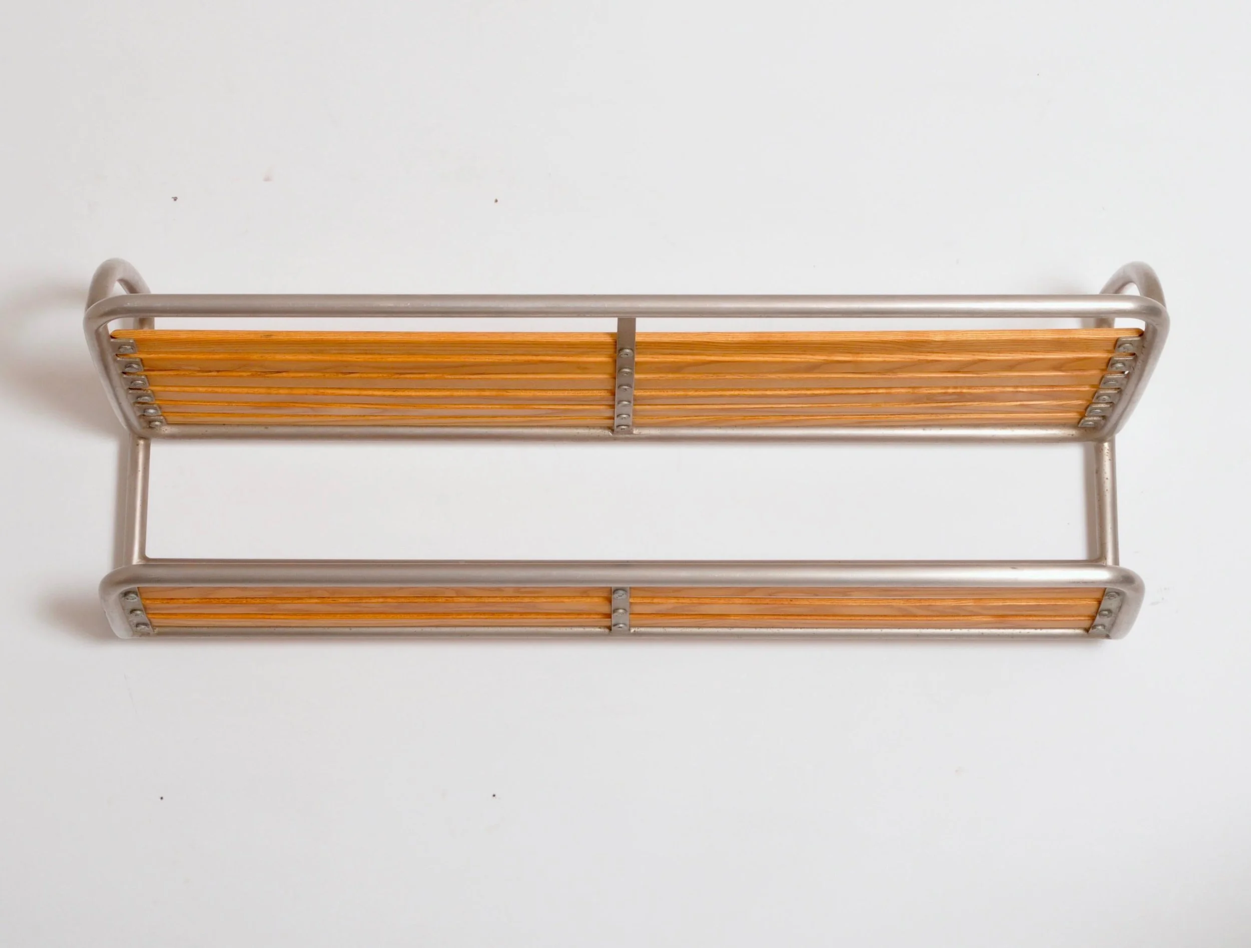 1930s Coach Rack, Swiss Railway — Rayon Roskar