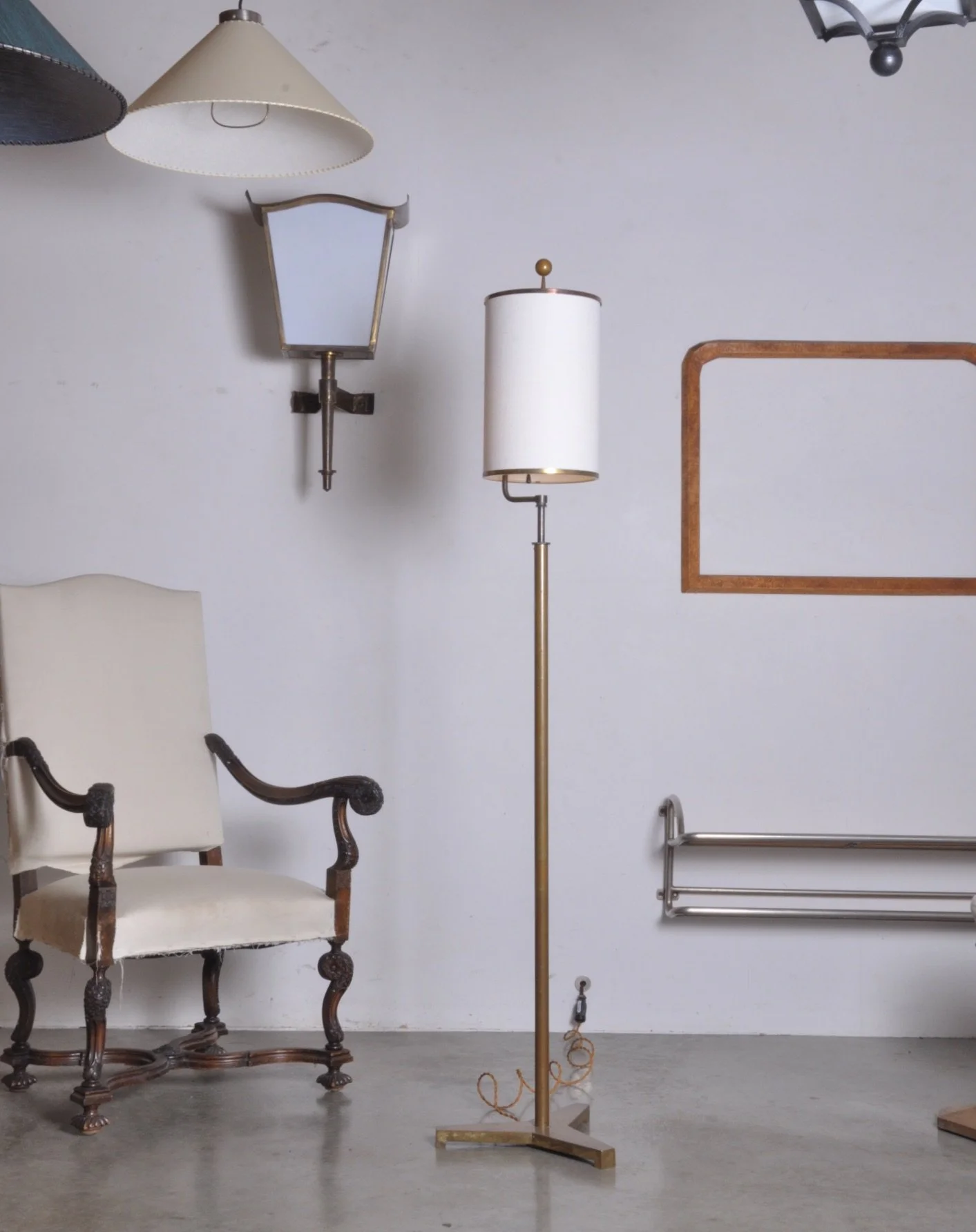 1930s BAG Turgi Floor Lamp, Switzerland