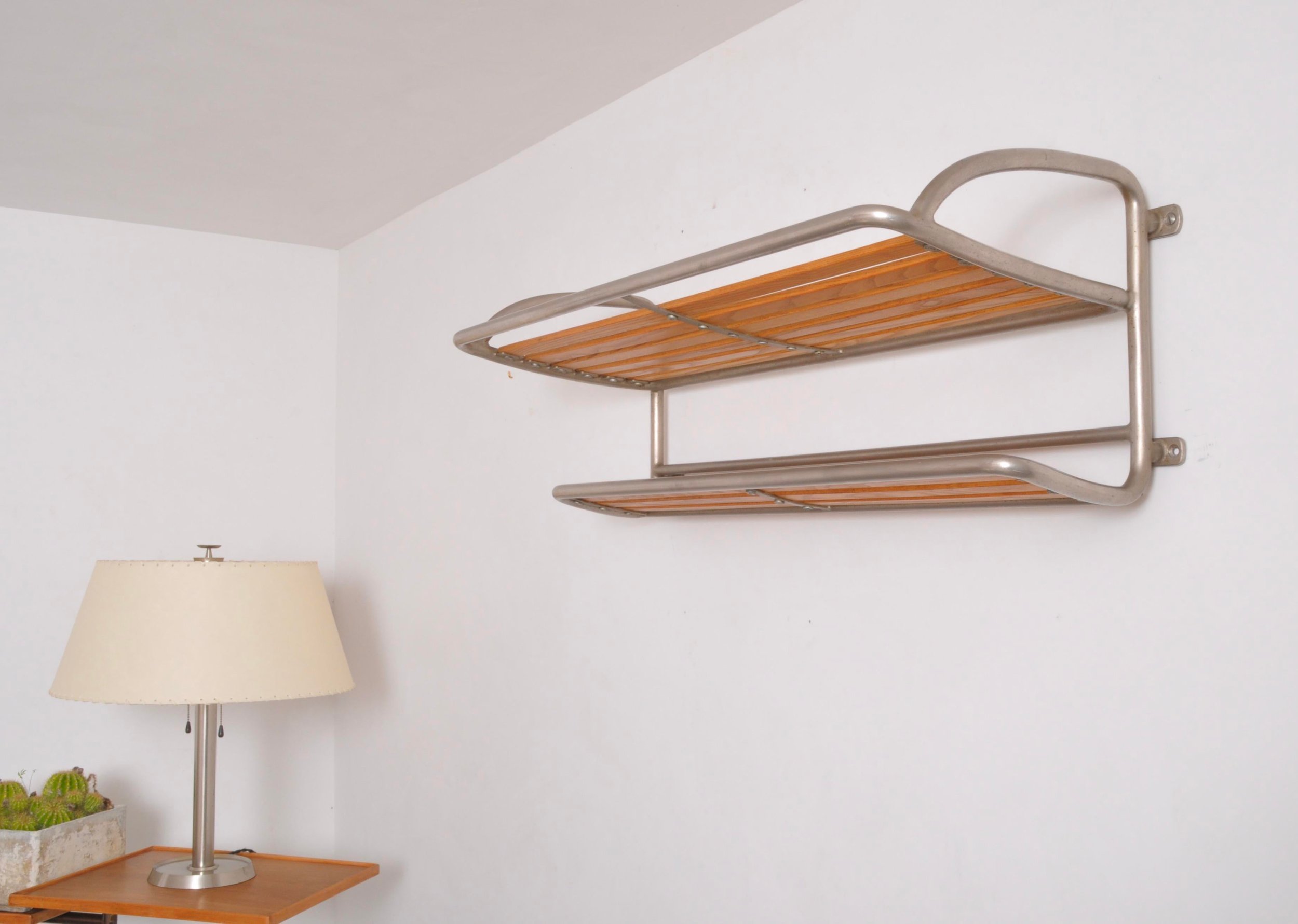 1930s Coach Rack, Swiss Railway — Rayon Roskar