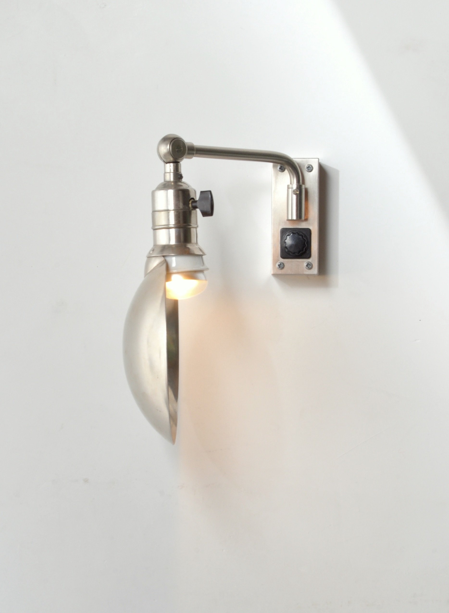 Modernist Wall Lamp, Switzerland 1940s
